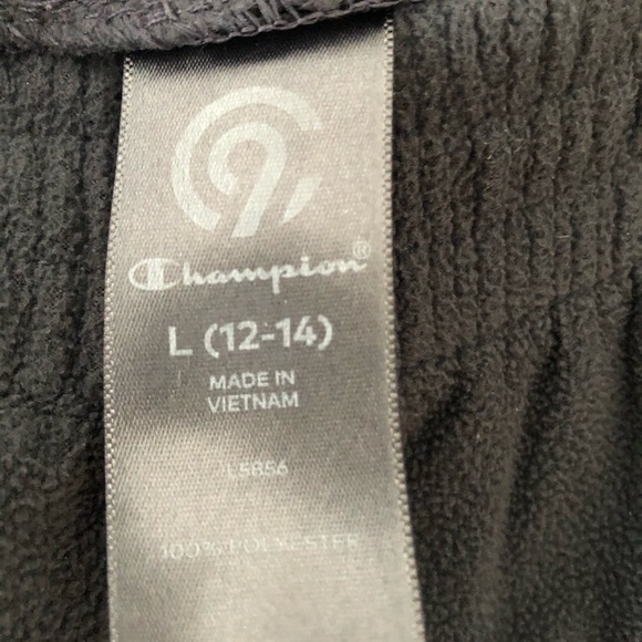 Boys dark grey Fleece sweatpants size large - Picture 2 of 2